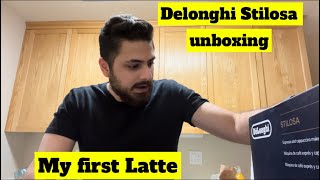 Best Coffee Machine under 100  My first Latte  Delonghi Stilosa unboxing [upl. by Berthold]