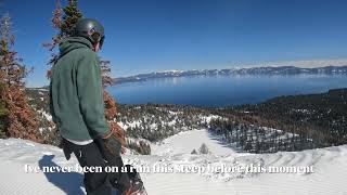 Snowboarding at Homewood Mountain Resort on a Bluebird Day 4k Full Edit [upl. by Aihn411]