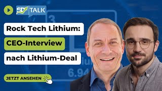 Rock Tech Lithium ExklusivInterview CEO Dirk Harbecke spricht nach wichtigem Deal Klartext [upl. by Kinnon552]