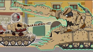 Devourer vs Parasite Cartoons About Tanks HomeAnimations [upl. by Pacorro]