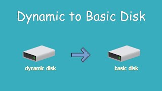 How to Convert Dynamic Disk to Basic Disk without Data Loss [upl. by Lessirg]