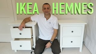 IKEA HEMNES Chest of 2 drawers assembly [upl. by Allesiram]