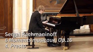 Rachmaninoff Musical moment in E Minor op16 No4  Dmytro Choni piano [upl. by Yelsek]