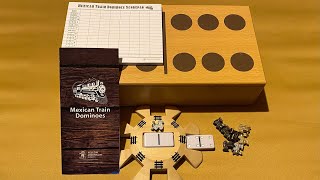 Yellow Mountain Imports Mexican Train Dominoes Set Review [upl. by Farmer]