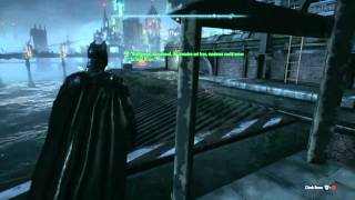 Batman Arkham Knight  quotOvergrown Abandoned the Inmates set freequot Riddle [upl. by Reitrac]