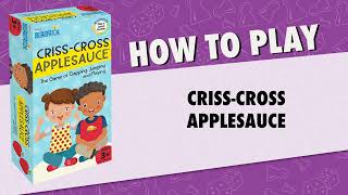 How to Play CrissCross Applesauce Game from Briarpatch [upl. by Hannahoj628]