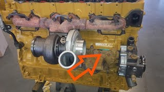 Caterpillar D2 5J1113 Diesel Engine Assembly Ep17 Gasket Trouble amp Installing The Oil Pan [upl. by Htaeh]