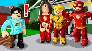 Adopted By FLASH Family Roblox [upl. by Nnaeirual37]