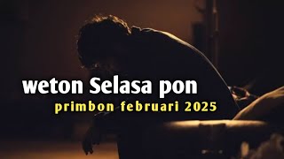 weton selasa pon februari nagis batin [upl. by Lytsirk93]