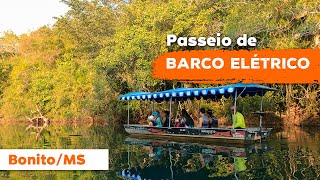 Barco Elétrico Passeio Eco Park Porto da Ilha Bonito MS [upl. by Hemingway541]