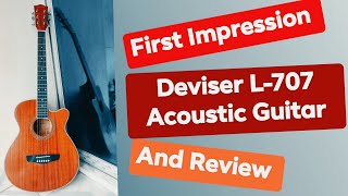 Guitar price in bd 2023 In Bangladesh Deviser L707 Review  guitar review deviser budged new [upl. by Alleiram]