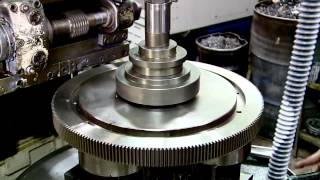 Usinagem  Fresagem  Timing Pulley  Gear  Puleggia [upl. by Lynnea]