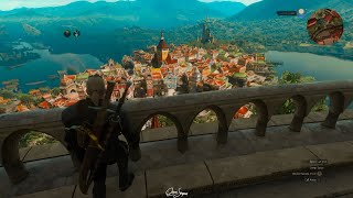 Beauclair City amp Palace Toussaint tour walkaround  The Witcher 3 Wild Hunt [upl. by Gaspard]