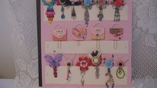 Planner Paper Clips or for Journal Scrapbook Mini Albums Bookmark Embellishments [upl. by Kaia89]