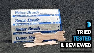 Better Breath Nasal Strips  Tested amp Reviewed [upl. by Merfe]