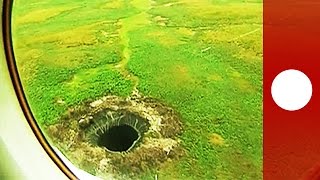 Mysterious giant crater discovered at worlds end in Siberia [upl. by Nyletac]