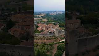 Monteriggioni italy tuscany monteriggioni chianti siena fortress history toscana gladiator [upl. by Cyndi]