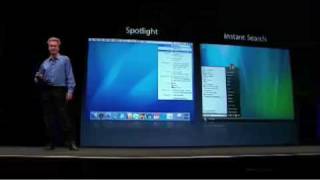 Apple WWDC 2006Windows Vista Copies Mac OS X [upl. by Nnaira461]