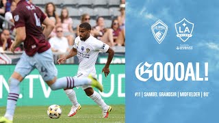 GOAL Samuel Grandsir with an absolute blast to put LA Galaxy level vs Colorado [upl. by Cherilyn157]