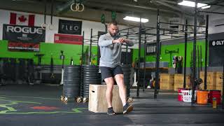 Alternating Single Leg Box Squat  Eccentric [upl. by Eaton]