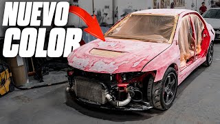 Pintamos y Restauramos el MITSUBISHI EVO IX  EP4 [upl. by Abramo]