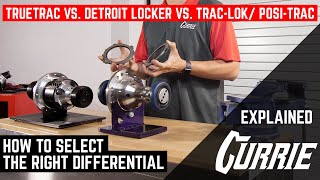 HOW TO SELECT THE RIGHT DIFFERENTIAL  EXPLAINED [upl. by Hudnut]