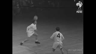 Leeds United movie archive  Head Tennis Tournament Leeds V Manchester City 1967 [upl. by Ylluz]