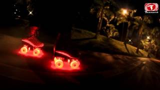 Rodas Traxart Quad com LED no Patins Traxart TR Pink  TRAXART [upl. by Pentheam]