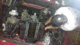 95 f150 cylinder head removal [upl. by Anij182]