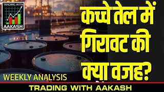 क्रूड ऑयल इतना क्यों गिर रहा है  Crudeoil and Natural Gas Weekly Analysis [upl. by Ingrim529]