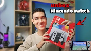 unbox Nintendo switch🔥 DGRLEVI လှလွန်းပါတယ်ဗျာ 😱 [upl. by Ecertak922]