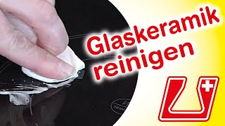 Glaskeramik reinigen So wird jedes Kochfeld pflegeleicht und wie Neu [upl. by Aikal378]