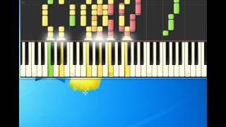 Peace train Cat Stevens Piano tutorial by Synthesia [upl. by Winstonn]