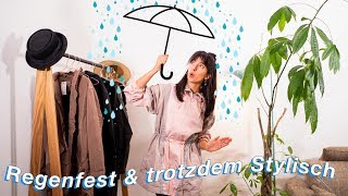 Regenfest amp trotzdem Stylisch durch den Alltag amp Herbst  Wasserfest kleiden [upl. by Damarra549]