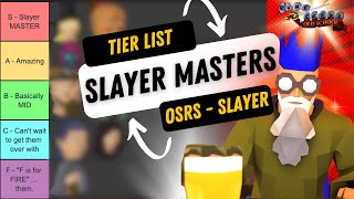 Ultimate Slayer Master Tier List  For Beginners to Slayer OSRS [upl. by Urquhart]