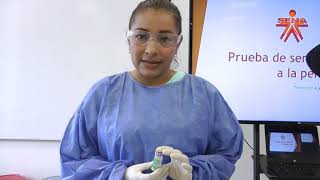 Vídeo 13 Preparación de la penicilina para Prueba de Sensibilidad PARTE 1 [upl. by Wahkuna]