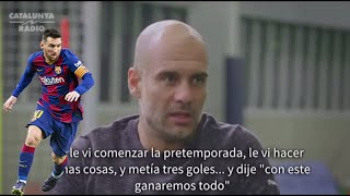 Pep Guardiola sobre Messi “Lo vi pequeño y tímido y pensé ‘¿este es tan bueno como dicen’” [upl. by Caldera100]