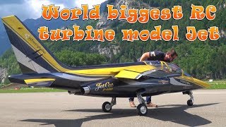 WOLRD BIGGEST RC TWIN TURBINE MODEL ALPHA JET [upl. by Diego]