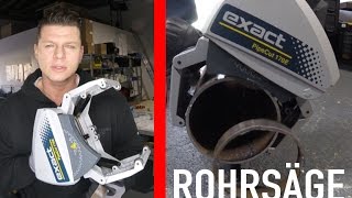 Rohre schneiden und trennen mit der neuen Exact 170E  PipeCut Rohrsäge [upl. by Abisha759]