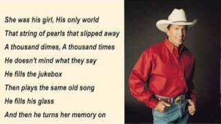 George Strait  Fool Hearted Memory with Lyrics [upl. by Ordep145]