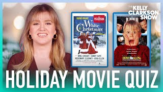 Kelly Clarkson Takes Holiday Movie Quiz  Original [upl. by Baggott]