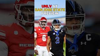 UNLV at San Jose State quick preview unlv sanjosestate cfb collegefootball [upl. by Annahs895]