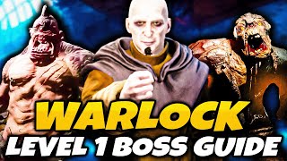 Kill Cyclops amp Cave Troll Level 1 as Warlock  Dark and Darker [upl. by Toback]