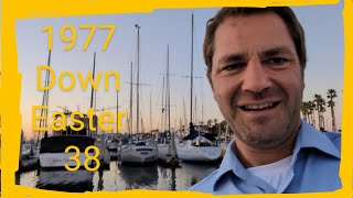 1977 Down Easter 38 Sailboat 19000 SALE [upl. by Hayotal]