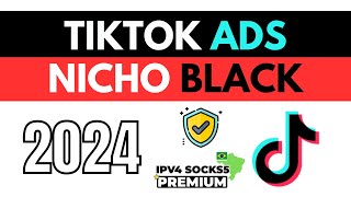 Como FAZER ANÚNCIOS no TIKTOK ADS 2024  Nicho BLACK [upl. by Nowed684]