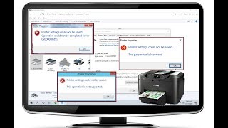 How to Fix Printer Sharing Error Printer settings could not be saved2020 [upl. by Nillad]
