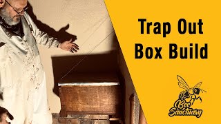 How to Make a Honey Bee Trap Out Box Used for difficult bee removals [upl. by Emma42]