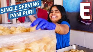 Pani Puri Is The Most Fun Street Food Around — Snack Break [upl. by Hna]