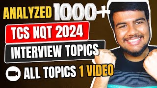 Ultimate TCS Interview Cheat Sheet 1000 Questions Analyzed [upl. by Sibie]