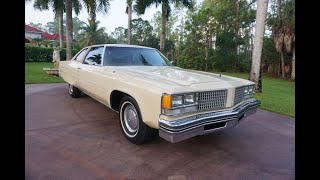 This 32K Mile 1976 Oldsmobile 98 Regency Coupe was the Last True FullSized GM and their Last 455 V8 [upl. by Delmore]